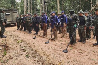 Cambodge et Thaïlande se déchirent de longue date sur le tracé de leur frontière commune. KEYSTONE/AP